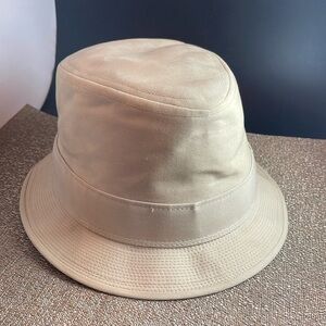 Vintage Bucket Hat Beige Size 7.5